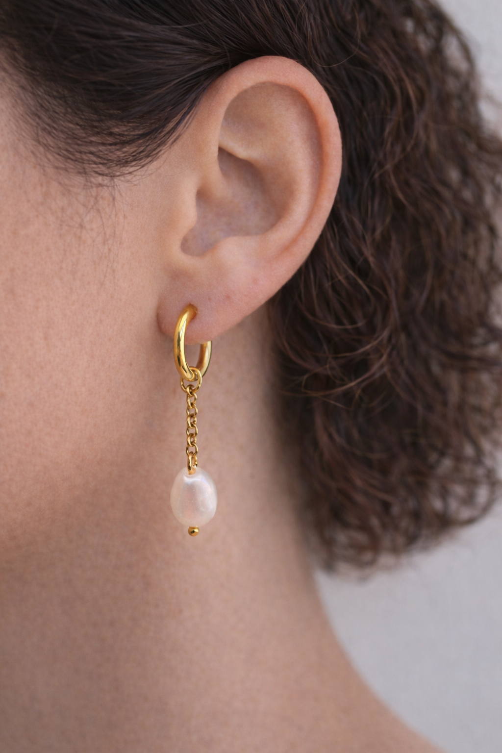 Wasserperlen Charms mit kurzer Kette