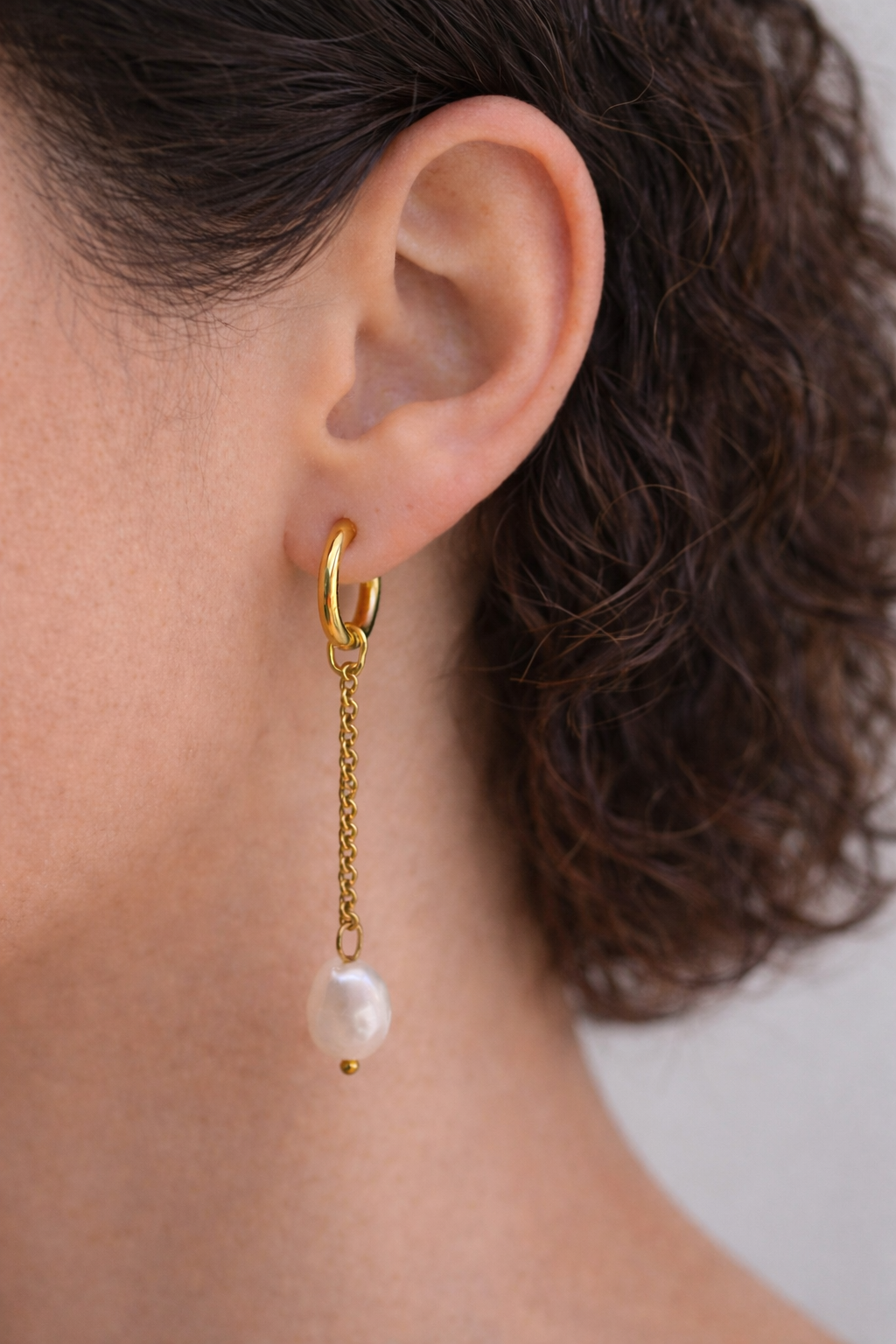 Wasserperlen Charms mit langer Kette