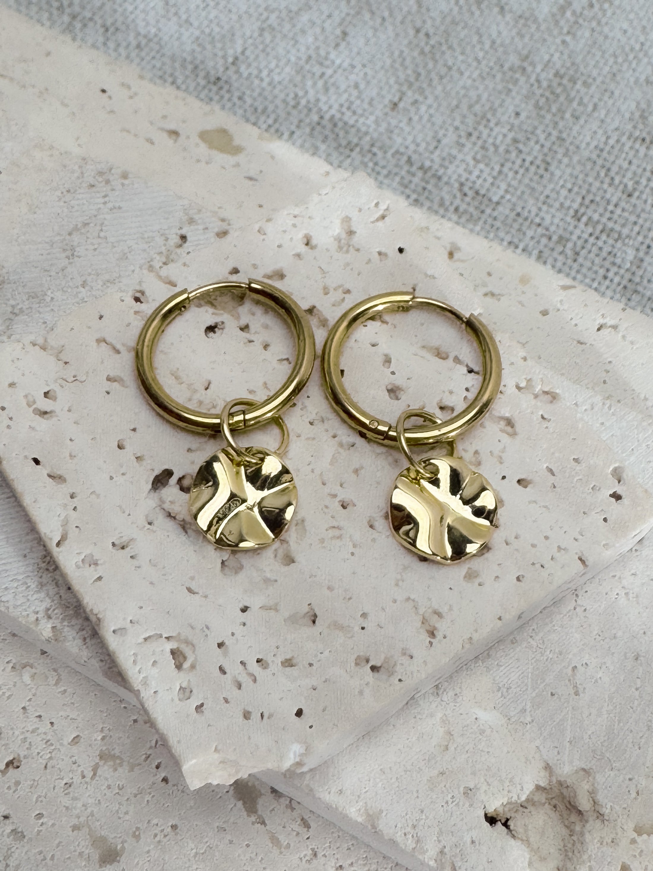Golden Wave Charms