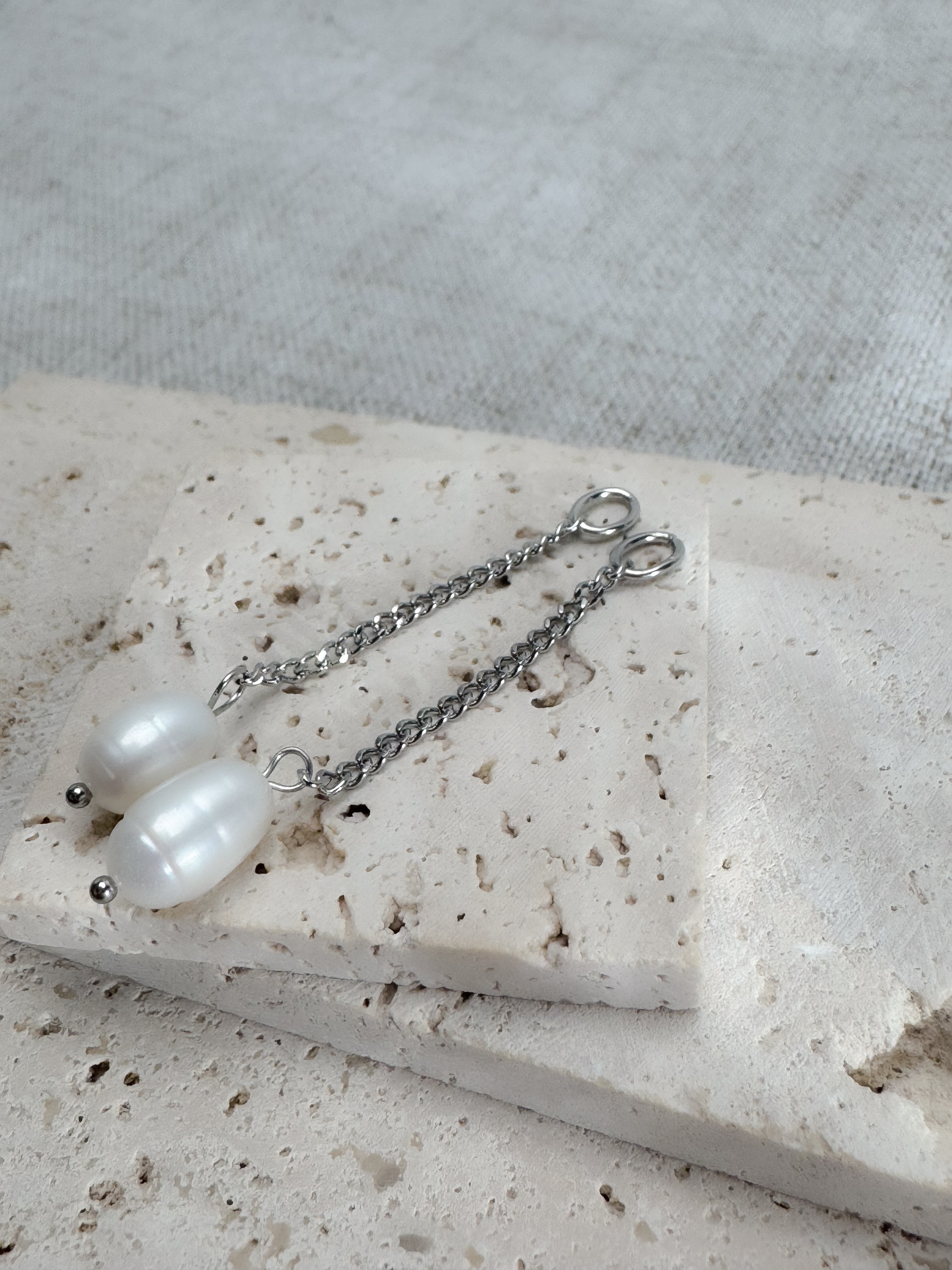 Wasserperlen Charms mit langer Kette