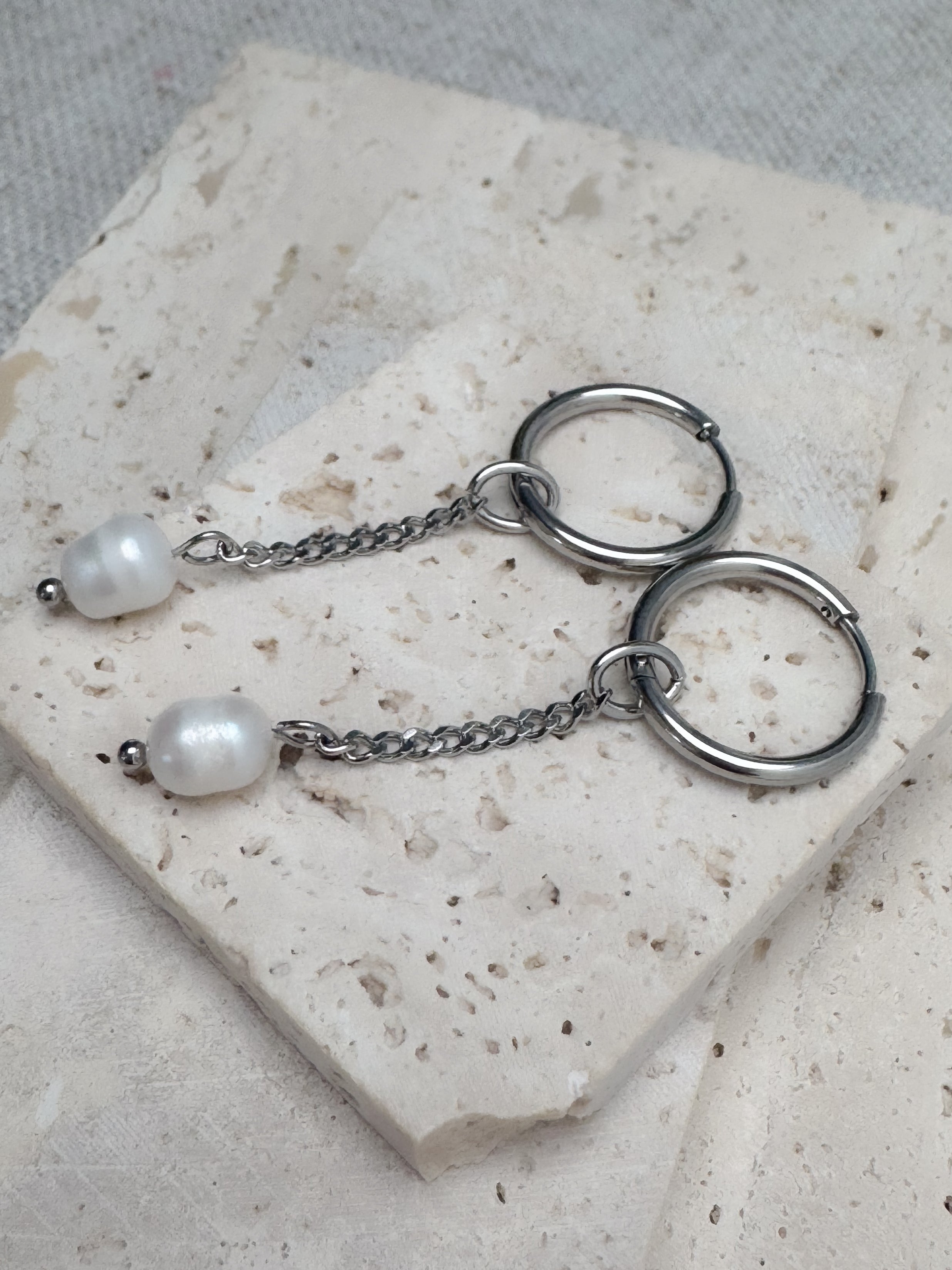 Wasserperlen Charms mit kurzer Kette