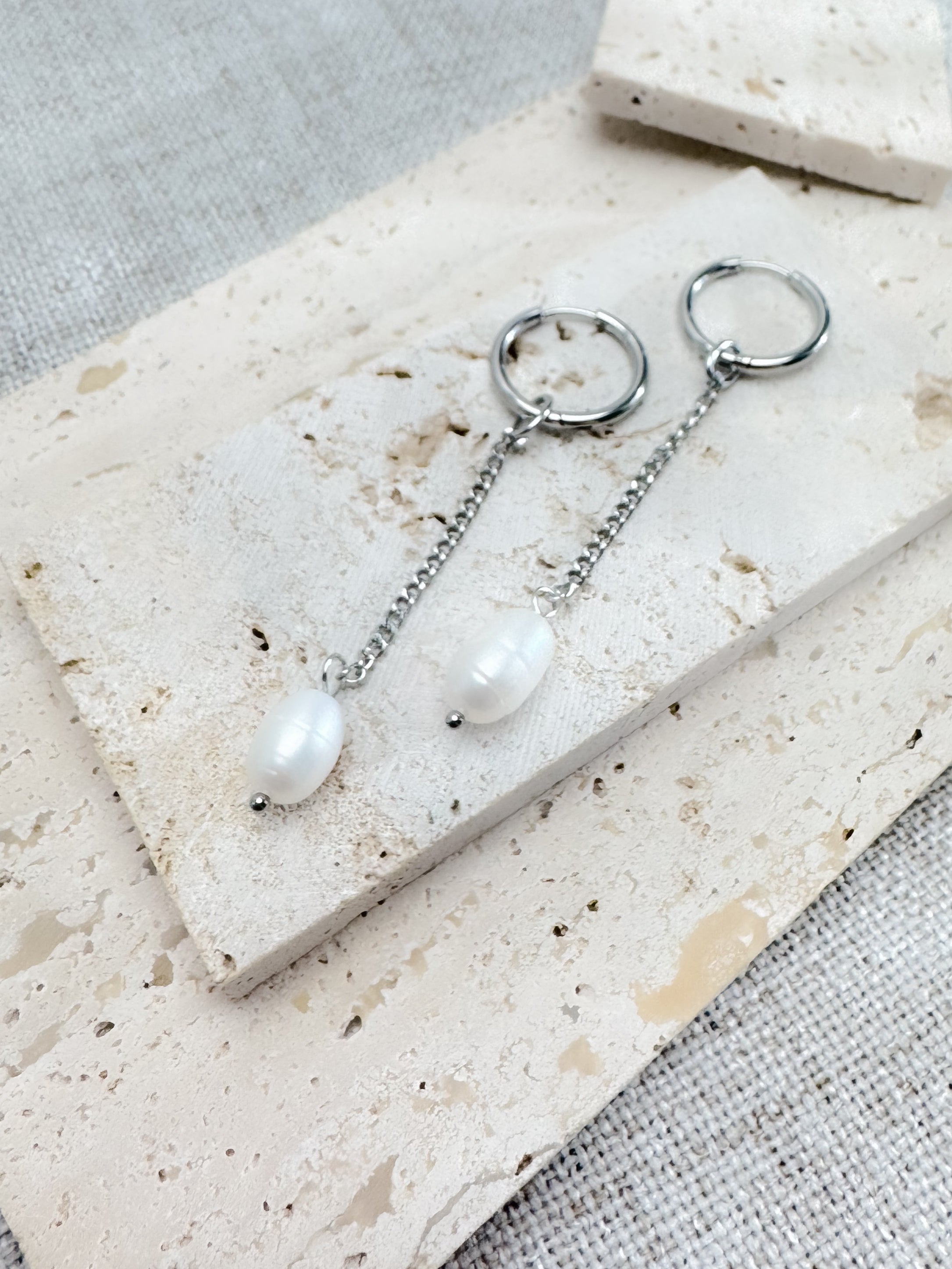 Wasserperlen Charms mit langer Kette